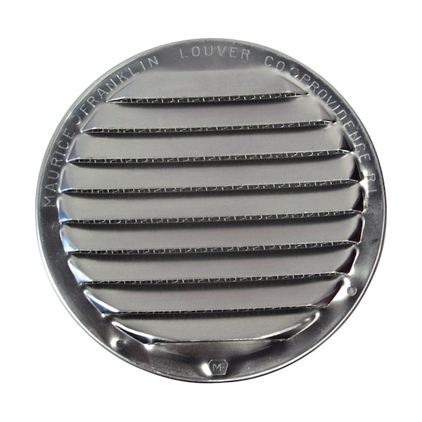 Maurice Franklin Lou Maurice Franklin Louver 4 in. W X 4 in. L Bright Silver Aluminum Mini Louver RL-100 4 - main